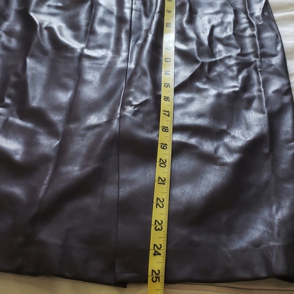 Faux Leather Skirt - Picture 6 of 8